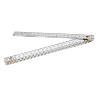 Метр складной, длина 1 м, алюминий 1 кл. точности КАЛИБРОН 116533