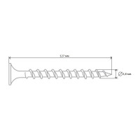 Саморез ШСГД Tech-Krep 4,8х127 50 шт, коробка с окном 112221