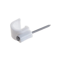 Скоба для кабеля, круглая А 8мм, 50шт - пакет Tech-Krep/Zitar 103649