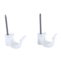 Скоба для кабеля, круглая А 8мм, 50шт - пакет Tech-Krep/Zitar 103649