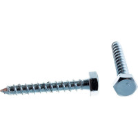 Сантехнический болт DIN 571 оцинкованный 6х40, 4шт - пакет Tech-Krep/Zitar 102580