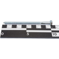 Сантехнический болт DIN 571 оцинкованный 6х100, 2шт - пакет Tech-Krep/Zitar 103878