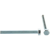 Болт DIN 933 с шестигранной головкой, оцинкованный М5х50, 50шт - коробка Tech-Krep 105199