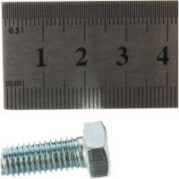 Болт DIN 933 с шестигранной головкой, оцинкованный М8х20, 50шт - коробка Tech-Krep 105207