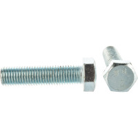 Болт DIN 933 с шестигранной головкой, оцинкованный М20х80, 5шт - коробка Tech-Krep 126544