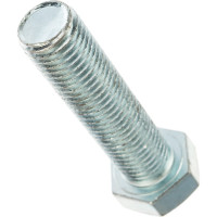 Болт DIN 933 с шестигранной головкой, оцинкованный М20х80, 5шт - коробка Tech-Krep 126544