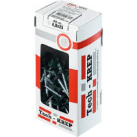 Кровельный саморез Tech-Krep КР сверло 4,8х35 RAL-6005 тёмно-зеленый 60 шт, коробка с окном 124634