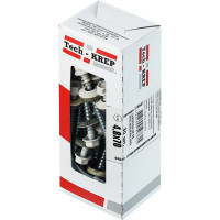 Кровельный саморез Tech-Krep КР сверло 4,8х70 RAL-9003 ярко-белый 30 шт, коробка с окном 124647