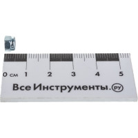 Самоконтрящаяся гайка DIN 985 оцинкованная М4, 300шт - коробка Tech-Krep 105251