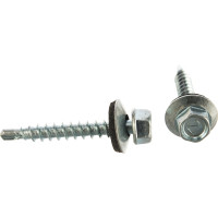 Кровельный саморез Tech-Krep КР ZP сверло 4,8х35 60 шт, коробка с окном 112026