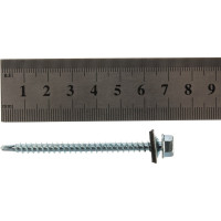 Кровельный саморез Tech-Krep КР ZP сверло 4,8х64 30 шт, коробка с окном 112028