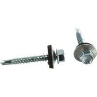 Кровельный саморез Tech-Krep КР ZP сверло 5,5х38 60 шт, коробка с окном 124628