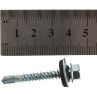 Кровельный саморез Tech-Krep КР ZP сверло 5,5х38 60 шт, коробка с окном 124628