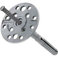 Дюбель для теплоизоляции с пластиковым гвоздём 10х100, 1000шт - накл. Tech-Krep IZO 124884