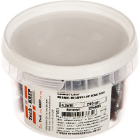 Саморез Tech-Krep ШСММ 4,2х16 темно-красный KP RAL 3005 200 шт, ведро малое 125495