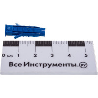 Распорный дюбель Чапай 6х25 шипы+усы, полипропилен 60шт - пакет Tech-Krep 112961