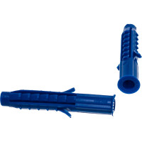 Распорный дюбель Чапай 6х35 шипы+усы, синие 1000шт - пакет Tech-Krep 111143