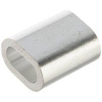 Прижимной зажим-наконечник для троса 5мм DIN 3093 1шт - ярлык Tech-Krep 102759