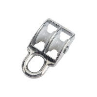 Двойной оцинкованный блок для троса, нейлоновый шкив 15мм 1шт - ярлык Tech-Krep 112728