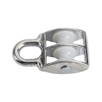 Двойной оцинкованный блок для троса, нейлоновый шкив 15мм 1шт - ярлык Tech-Krep 112728