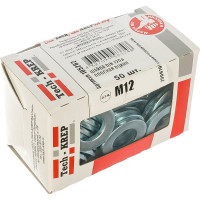 Плоская оцинкованная шайба DIN125а М12 50шт - коробка Tech-Krep 105262