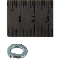 Пружинная оцинкованная шайба DIN127b М8 25шт - пакет Tech-Krep/Zitar 103049