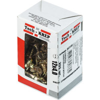 Универсальный саморез Tech-Krep 12х4,0 мм 200 шт желтый, коробка с окном 102239