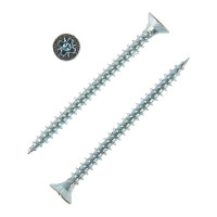 Универсальные саморезы Zitar 45x3,5 мм 200 шт оцинкованные коробка с окном Tech-Kr 102174