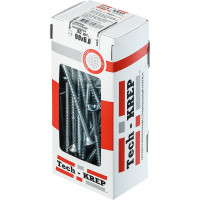 Универсальный саморез Tech-Krep 90х6,0 мм 50 шт оцинкованный, коробка с окном 102211