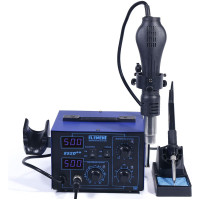 Паяльная станция ELEMENT 852D++ 16553 с держателем фена