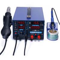 Паяльная станция со встроенным блоком питания ELEMENT 853D 15v/2А 16033