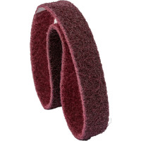 Лента шлифовальная нетканая (30х650 мм; Р120; темно-красная) GLOB НШЛ30х650 Р120