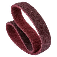 Лента шлифовальная нетканая (30х650 мм; Р120; темно-красная) GLOB НШЛ30х650 Р120