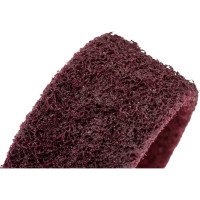 Лента шлифовальная нетканая (30х650 мм; Р120; темно-красная) GLOB НШЛ30х650 Р120