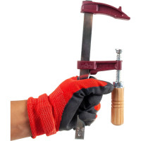 Струбцина с деревянной рукоятью Piher MM 20х7см, 4000N М00005906