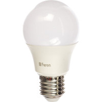 Светодиодная лампа - шар E27 7W 2700K FERON LB-91 25444