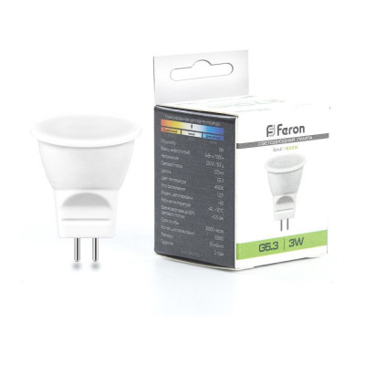 Светодиодная лампа MR11 G5.3 3W 4000K FERON LB-271 25552