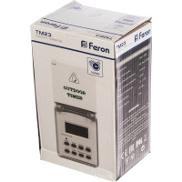 Недельная электронная розетка с таймером Feron мощность 3500W/16A IP44 TM23/61926 23206