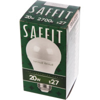 Светодиодная лампа SAFFIT SBA6020 Шар E27 20W 2700K 55013