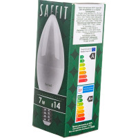 Светодиодная лампа SAFFIT SBC3707 Свеча E14 7W 4000K 55031