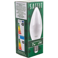 Светодиодная лампа SAFFIT SBC3707 Свеча E14 7W 4000K 55031