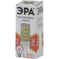 Светодиодная лампа ЭРА LED smd JC-5w-220V-corn, ceramics-827-G4 Б0027857