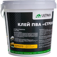 Клей ПВА ULTIMA СТРОИТЕЛЬ ведро 0,9кг ULTSTR09