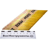 Гвоздь по дереву (3,05х90 мм, 2000шт.) гладкий c гальваническим покрытием TOUA 30590SMEG