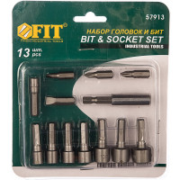 Набор бит и головок FIT IT 57913