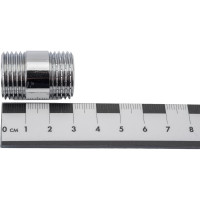 Удлинительный бочонок MPF 1/2" н/н - 10 мм, 30 мм, хром ИС.070716