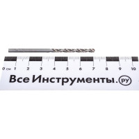 Сверло по металлу (3.5х39х70 мм; ц/х; Р6М5; А1) GRIFF a111035