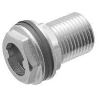 Штуцер врезка в бак (емкость) с прокладкой 1/2 латунь MPF ИС.071266