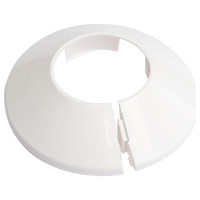 Декоративная чашка отражатель MasterProf 60х28х12 мм, разъемная, пластик, белая, 2 шт ИС.130728