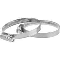 Обжимной хомут из нержавеющей стали MasterProf 40-60 мм, 2 шт ИС.140245